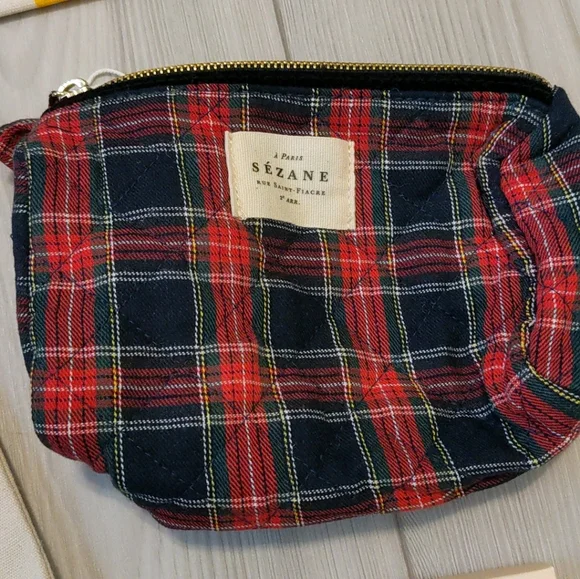 Sezane Paris Tote Pouch Coin Purse Bundle of 4 Items NEW - Picture 4 of 7